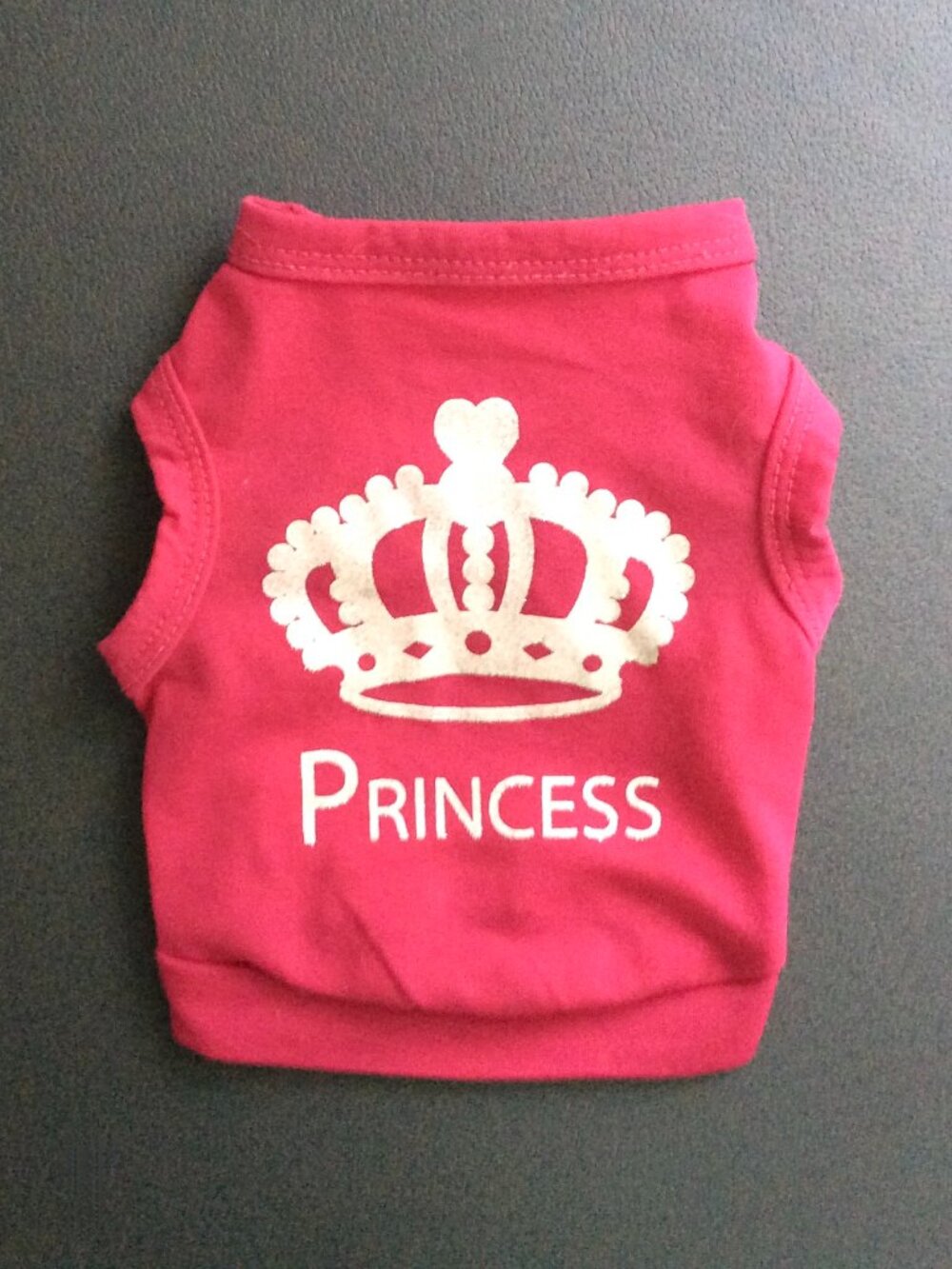 "Princess" with Crown Pet Vest